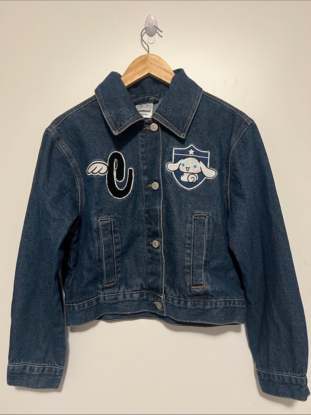 Sanrio Cinamoroll Denim Jacket - size S - Like new!